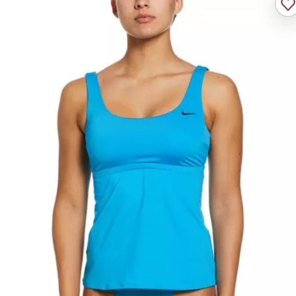 Nike Women's Tankini Swimsuit Top-Solid Color size medium - Picture 1 of 9